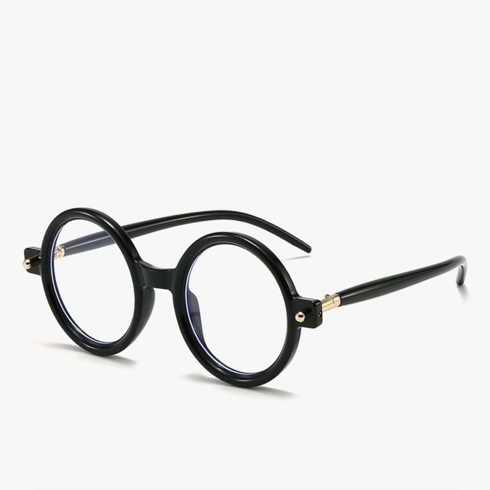 FAKE GLASSES Amazon brand plastic glass round frames clear plastic lenses style